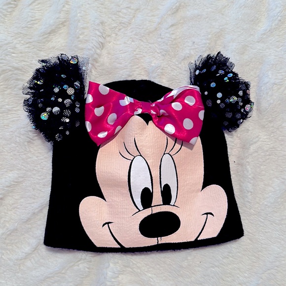 Disney Toddler Girls Minnie Mouse Winter Hat - Picture 1 of 3